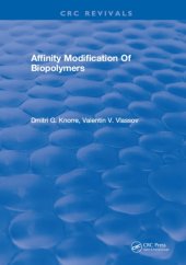 book Affinity Modification Of Biopolymers