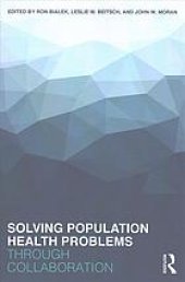 book Solving population health problems through collaboration