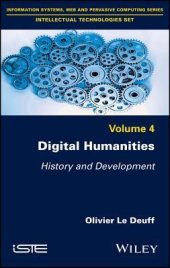 book Digital Humanities History and Development