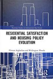 book Residential satisfaction and housing policy evolution