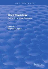 book Weed Physiology - Volume 2- Herbicide Physiology