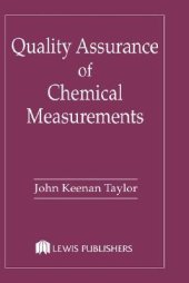 book Quality Assurance of Chemical Measurements