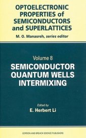 book Semiconductor quantum wells intermixing