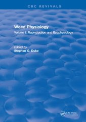 book Weed Physiology Volume I: Reproduction and Ecophysiology