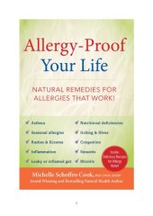 book Allergy- Proof your life. Natural remedies for allergies that work