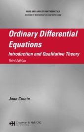 book Ordinary differential equations : introduction and qualitative theory