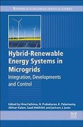 book Hybrid-renewable energy systems in microgrids : integration, developments and control