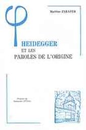 book Heidegger et les paroles de l’origine