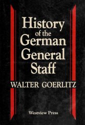 book History of the German General Staff