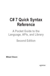 book C# 7 Quick Syntax Reference [2nd ed.]