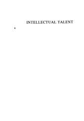 book Intellectual Talent: Research and Development