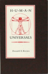 book Human Universals