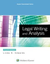 book Legal Writing and Analysis