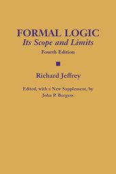 book Formal Logic: Its Scope and Limits [Front matter, Chapter 1 and beginning of Chapter 2]