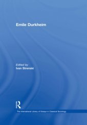 book Emile Durkheim.