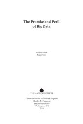 book The Promise and Peril of Big Data