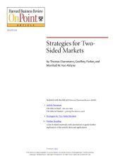 book Strategies for Two-Sided Markets