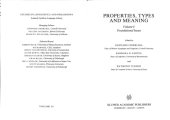 book Properties, Types and Meaning (Volume I: Foundational Issues)