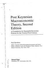 book Post Keynesian Macroeconomic Theory: A Foundation for Successful Economic Policies for the Twenty-first Century