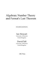 book Algebraic Number Theory and Fermat’s Last Theorem [4th ed.]