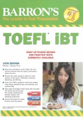 book Barron’s TOEFL iBT