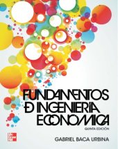 book Fundamentos de ingeniería económica