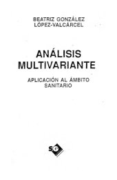 book Análisis multivariante: aplicación al ámbito sanitario