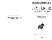 book Jamblique: Les Mystères d'Égypte