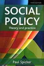 book Social policy : Theory and practice