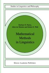 book Mathematical Methods in Linguistics