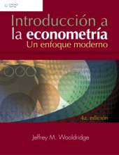 book Introducción a la Econometría