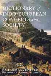 book Dictionary of indo-european concepts and society