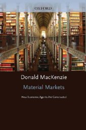 book Material Markets: How Economic Agents are Constructed