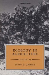 book Ecology in agriculture