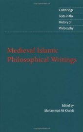 book Medieval Islamic philosophical writings