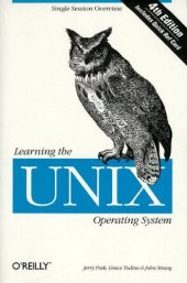 book Learning the UNIX operating system