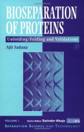 book Bioseparation of Proteins: Unfolding/Folding and Validations