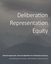 book Deliberation, Representation, Equity: Research Approaches, Tools and Algorithms for Participatory Processes