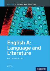 book English A Language and Literature, Skills and Practice