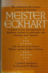 book Meister Eckhart: A Modern Translation (1941)