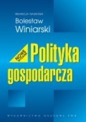 book Polityka gospodarcza