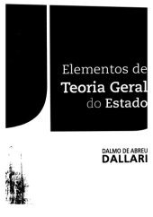 book Elementos de Teoria Geral do Estado