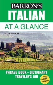 book Italian At a Glance: Foreign Language Phrasebook & Dictionary