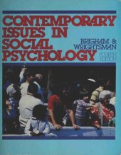 book Contemporary issues in social psychology