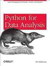 book Python for data analysis : Data wrangling with Pandas, Numpy, and IPython