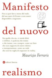 book Manifesto del nuovo realismo