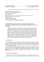 book Condition for Application of Logistic Principles in Practice of Urban Public Passenger Transport in the City of Omsk // Transport Problems. - 2017. - V. 12. - Special Edition. - P. 71-86