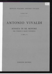 book Sonata in re minore