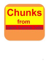 book Chunks from English Grammar Today