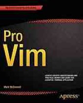 book Pro vim : achieve greater understanding and practical workflows using this essential terminal application